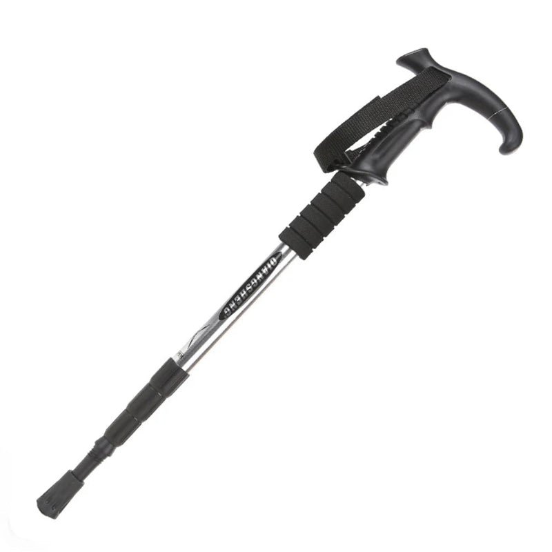 Bâton de Marche Rétractable gris