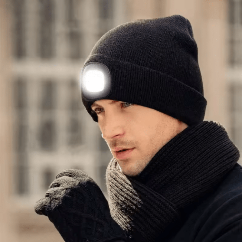 Bonnet LED Rechargeable homme