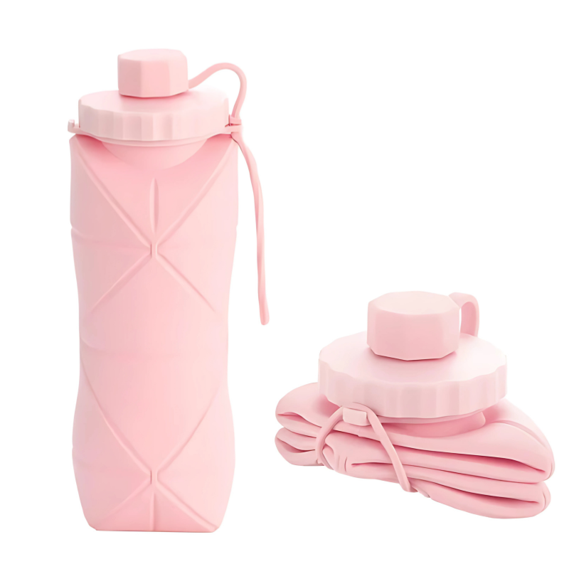Gourde Pliable 600ML rose