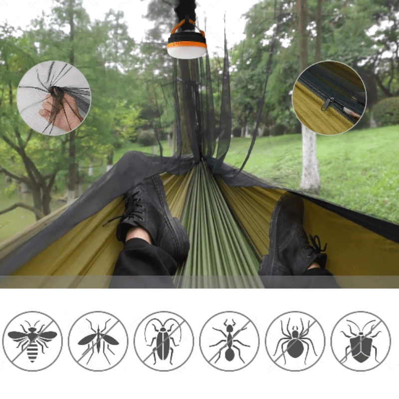 Hamac Moustiquaire avec Tarp protection