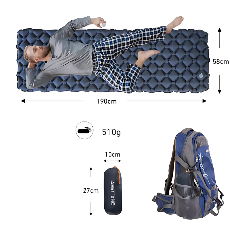 Matelas Gonflable UltralΓ©ger mesures
