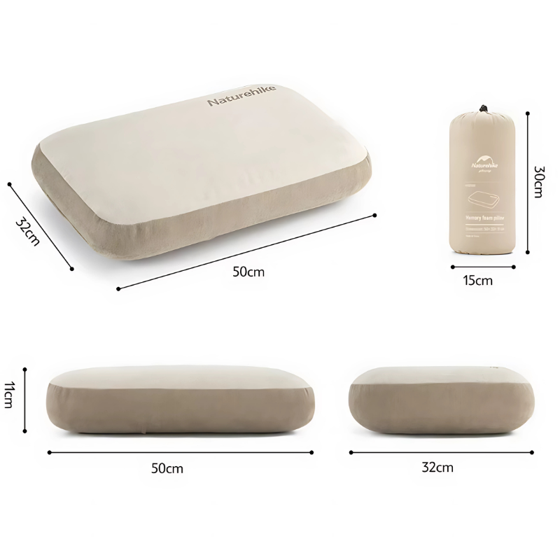 Oreiller à Mémoire de Forme mesures