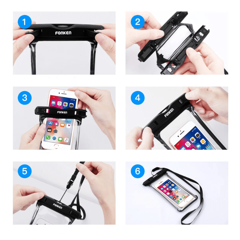 Pochette Étanche Téléphone fermeture imperméable