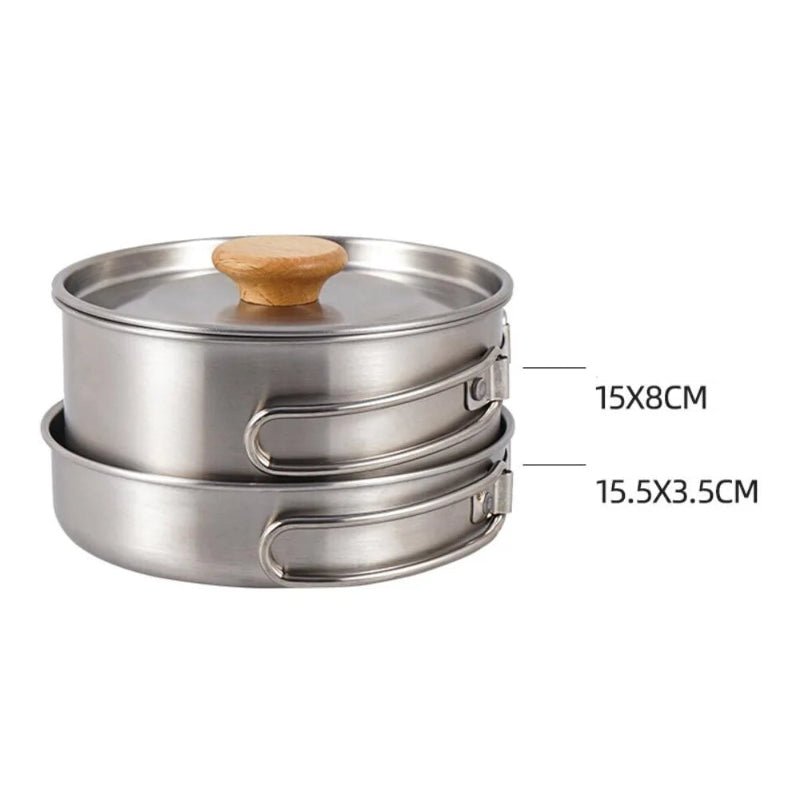 Popote Inox mesure