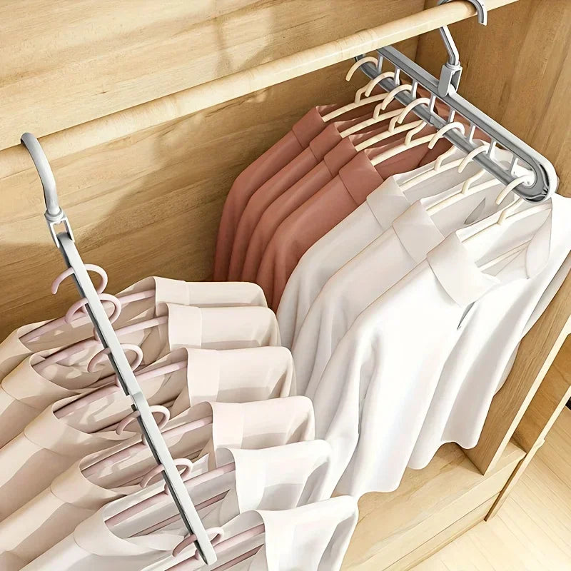Cintres de Rangement Multi-Vêtements
