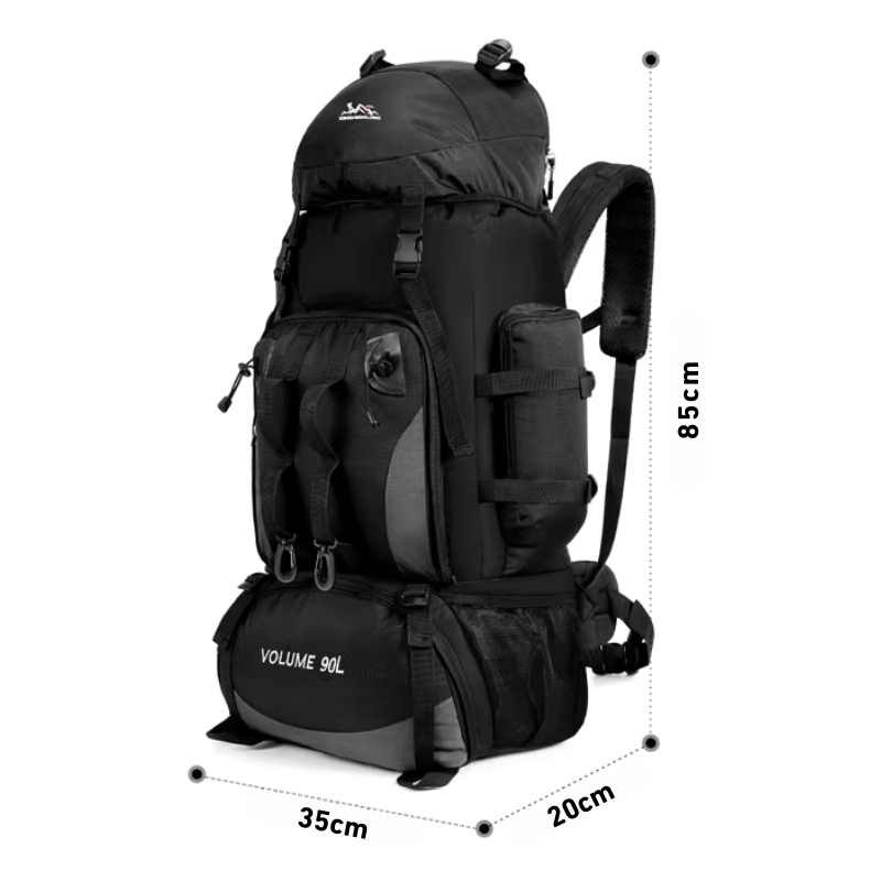 Sac à Dos Trekking 90L taille