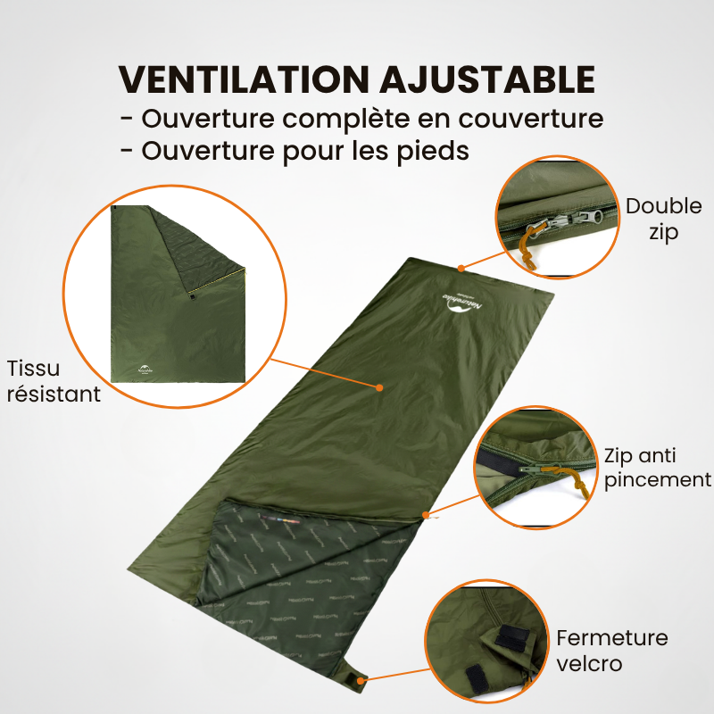 Ultra-Lightweight 3-Season Sleeping Bag