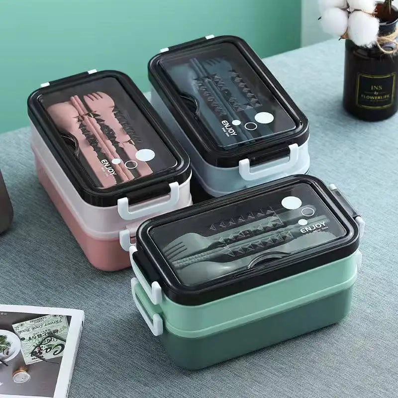 Boîte Alimentaire avec Couverts