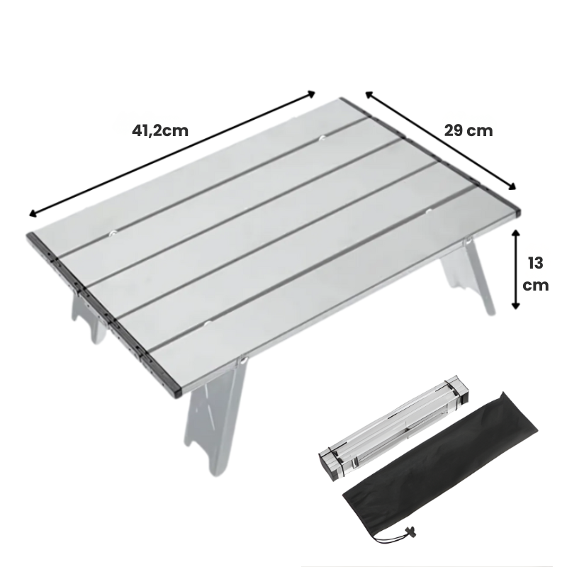 Table Basse Camping Pliante taille