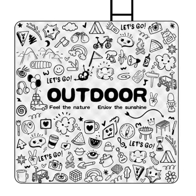 Tapis de Sol Camping Car blanc