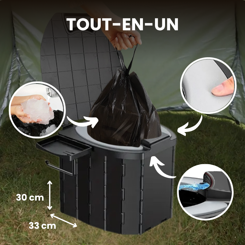 Toilettes Portables Pliables