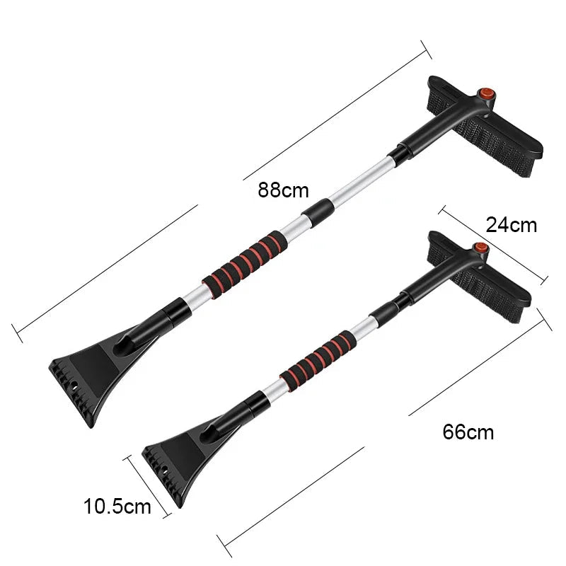 Grattoir à Glace 2 en 1 Extensible pour Camping - car