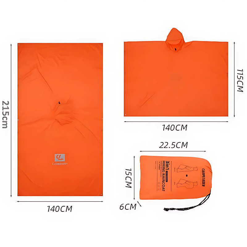 Tarp Poncho mesures