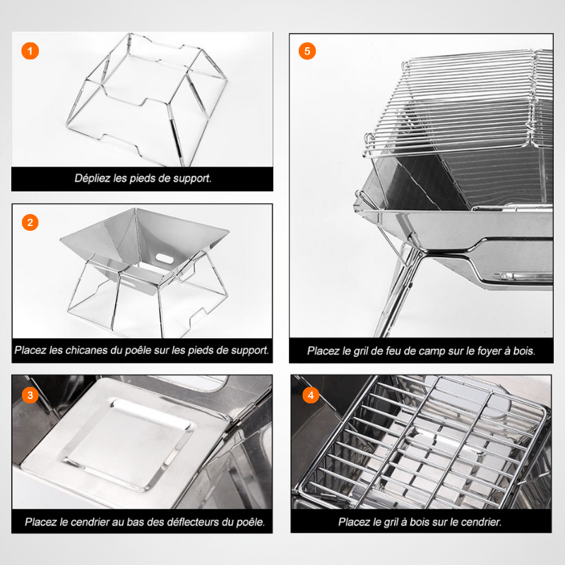Foldable Barbecue Grill