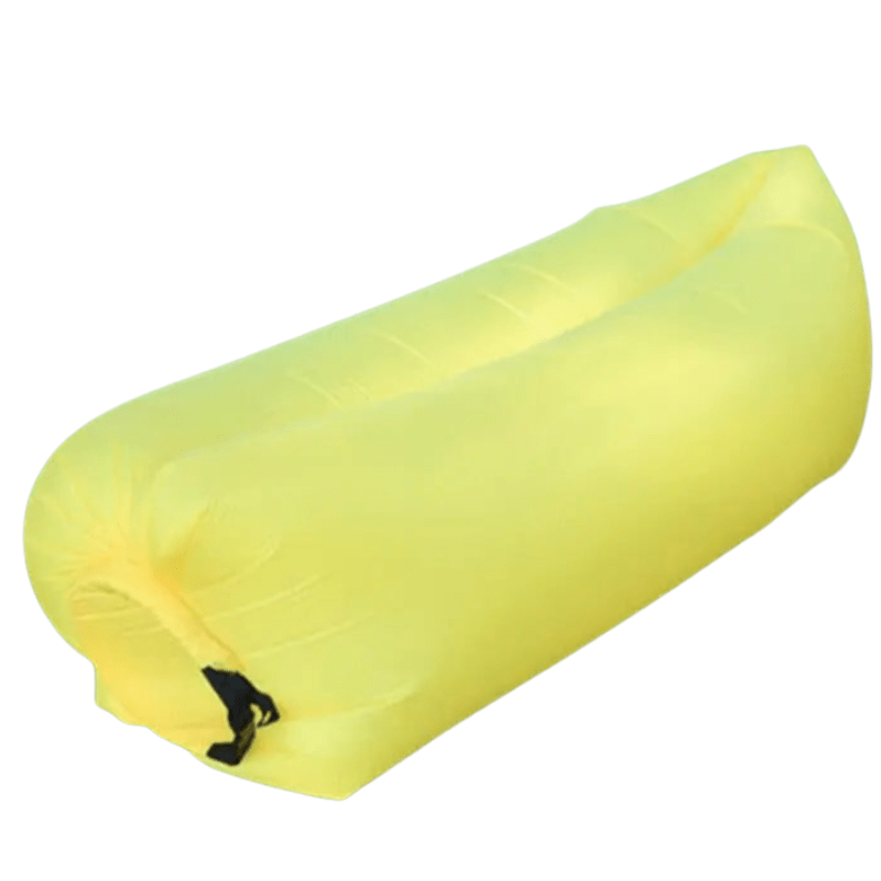 Chaise Longue Gonflable jaune