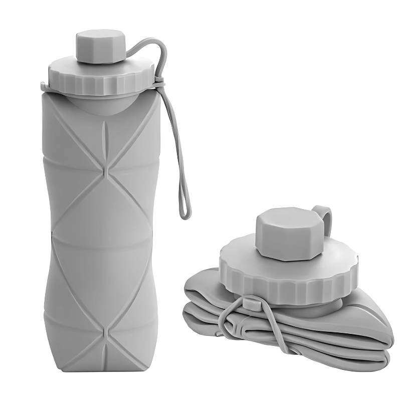 Gourde Pliable 600ML gris
