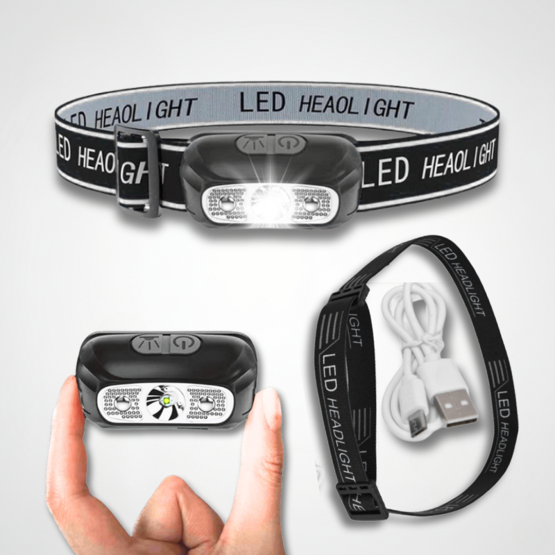 Lampe Frontale LED Rechargeable