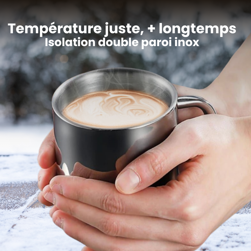 Mug Inox Double Paroi 400ml