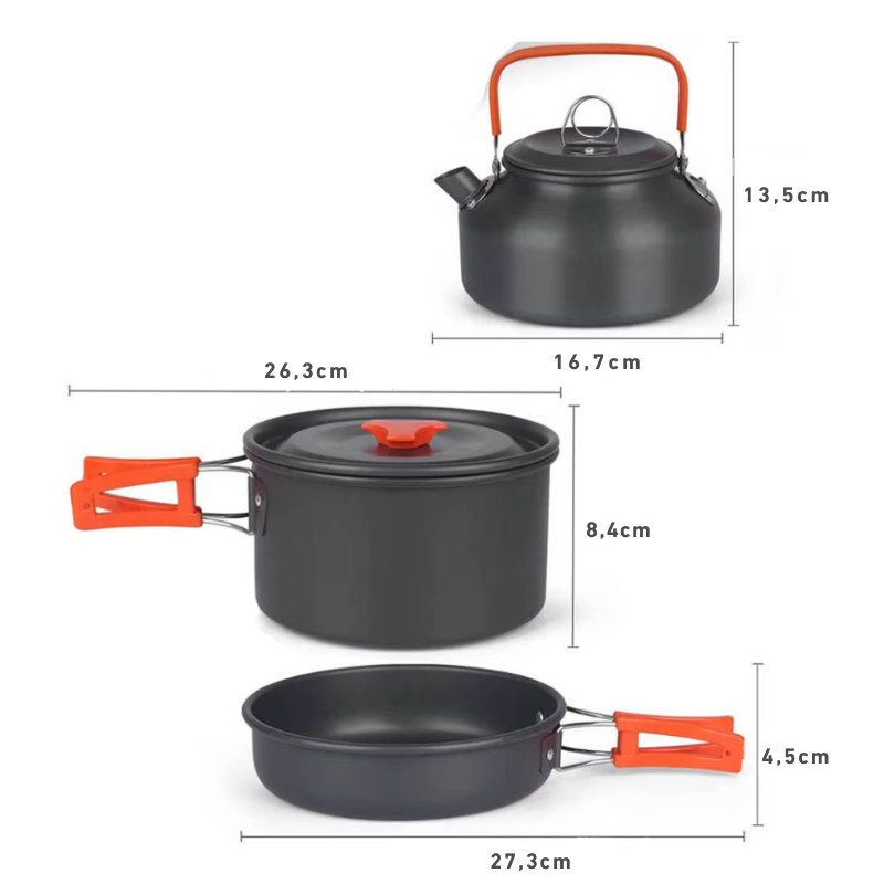 Popote Camping mesures