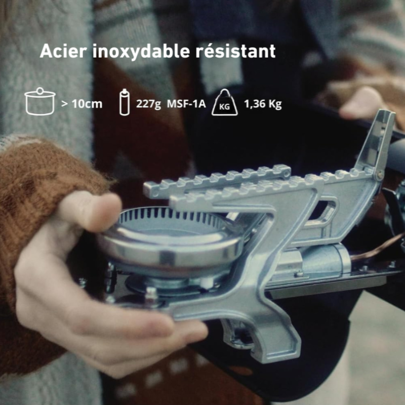 Réchaud de Camping Pliable inox