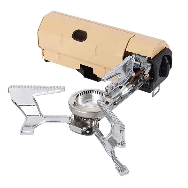 Réchaud de Camping Pliable kaki