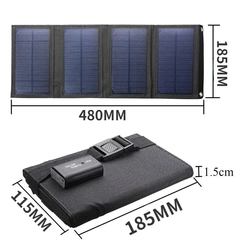 Panneau Solaire Pliable USB