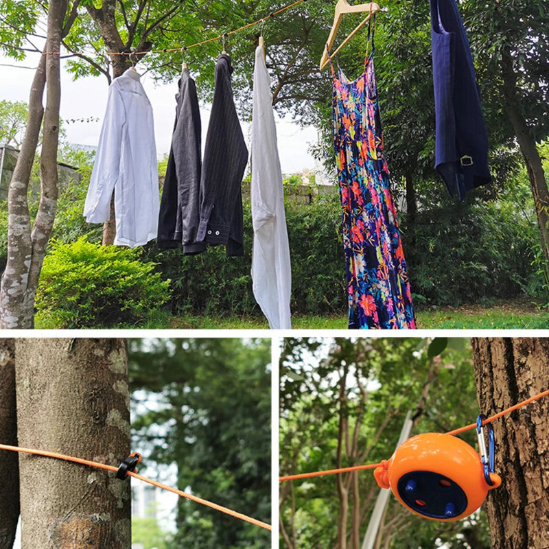 Corde à Linge Rétractable