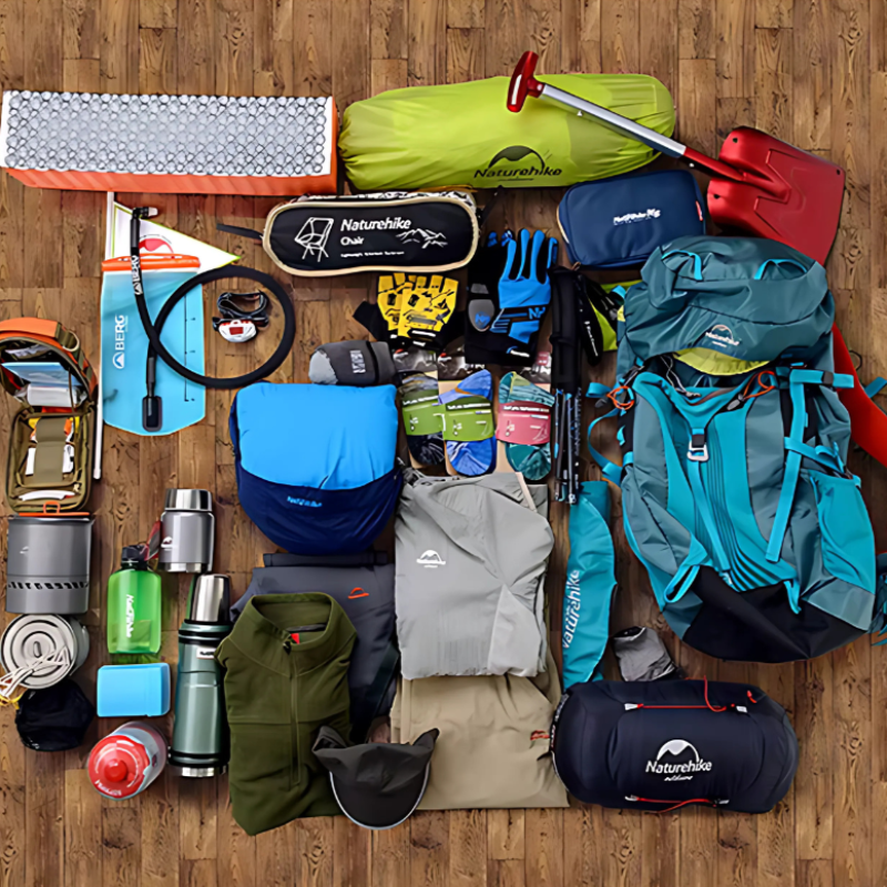 Sac à Dos Trekking 55L matériel