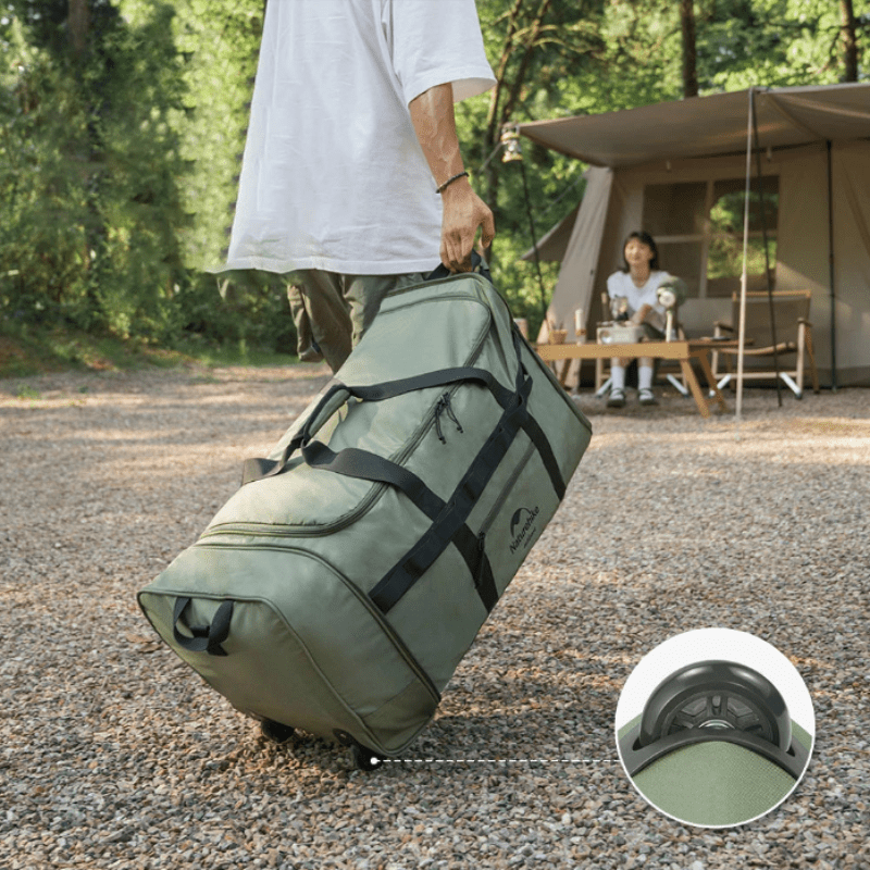 Sac de Voyage Pliable à Roulette camping