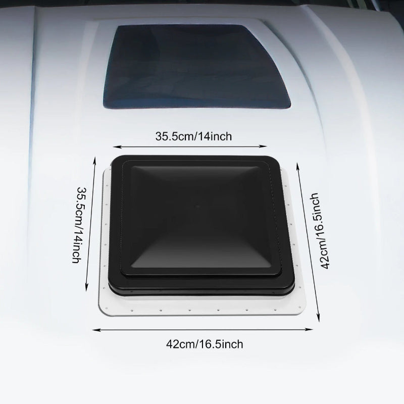 Ventilated Skylight for Motorhomes