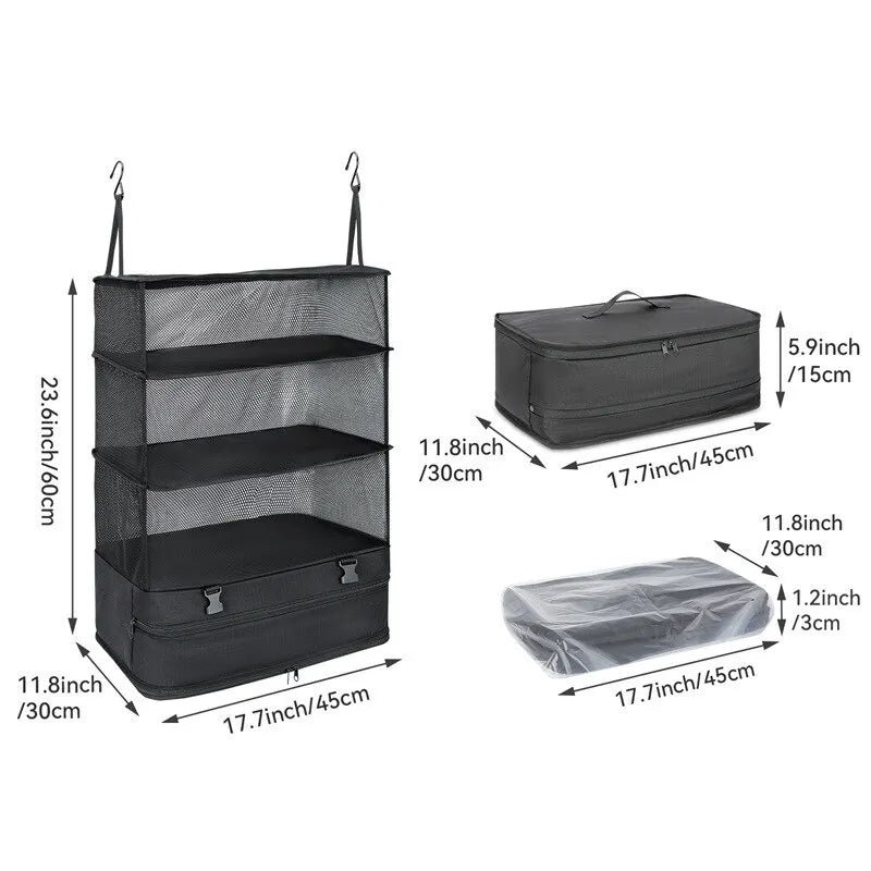 Armoire Pliable de Rangement Vêtements