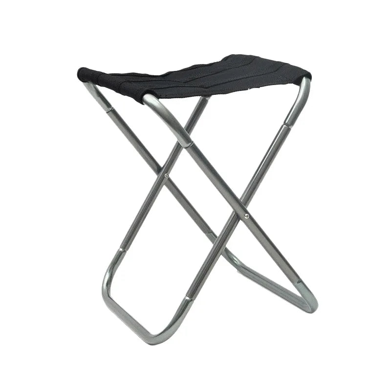 Tabouret Pliant Camping gris