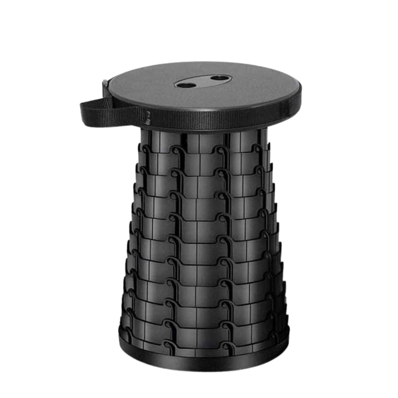Tabouret Pliant Portable noir