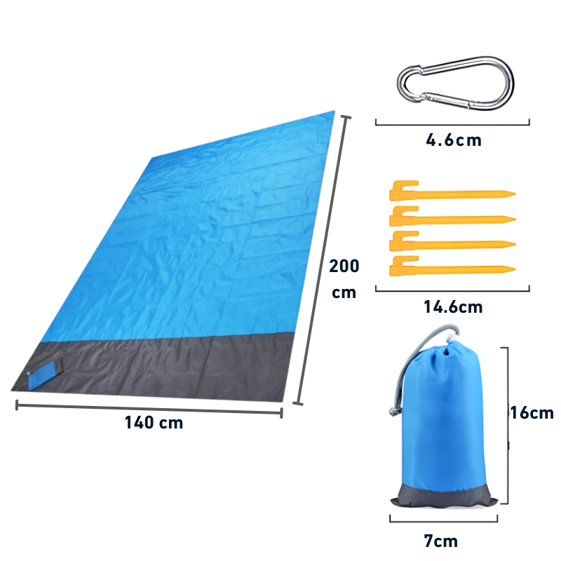 Tapis de Plage mesures