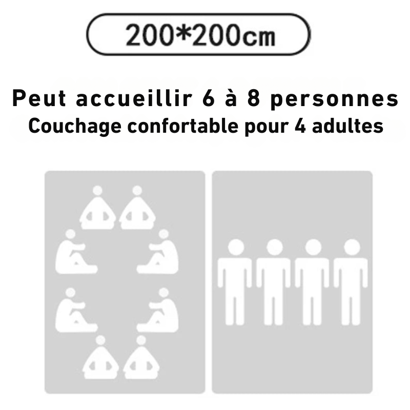 Tapis de Sol Camping Car personnes