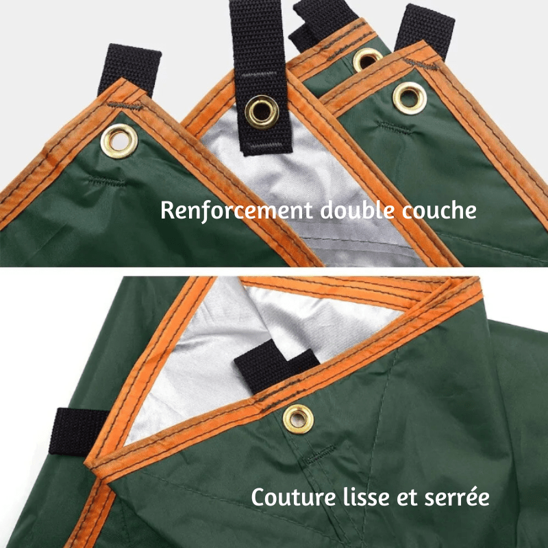 Tarp 4x4m couture