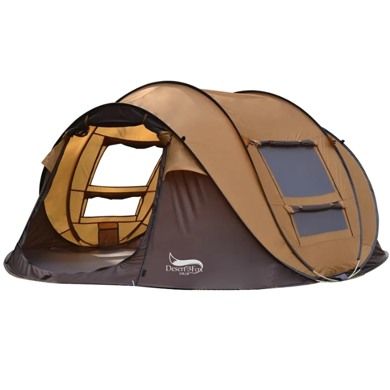 Tente Pop - up Instantanée 3 Places marron