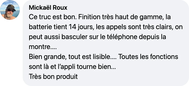Avis client