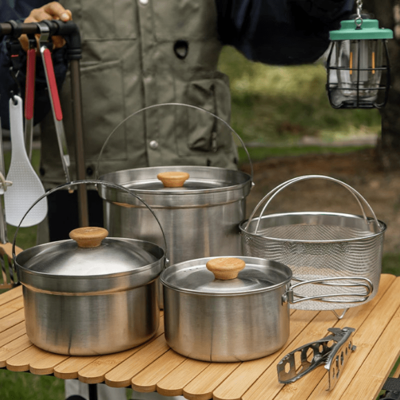 popote camping 4 personnes cuisine