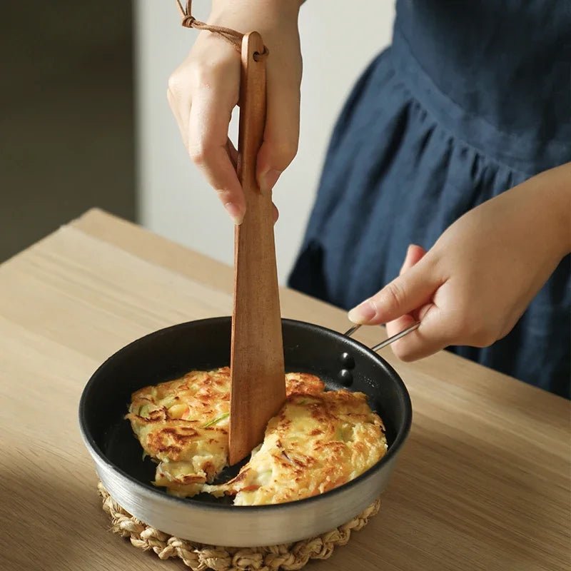 Spatule en Bois pour Cuisine en Camping